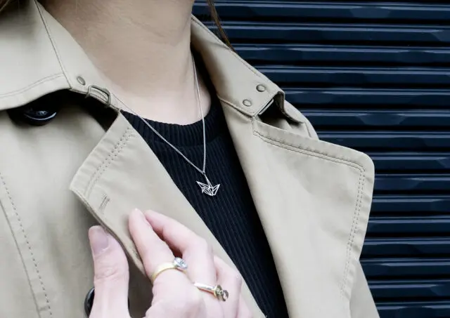 折り鶴ネックレス / ORITSURU NECKLACE | ZENOARKS